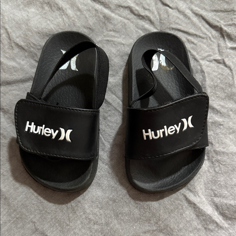 Hurley Kids Black Slide Sandals